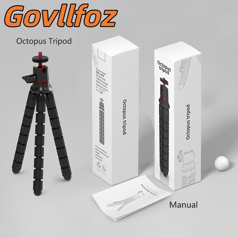 Webcam Stand Clip - Mini Universele Fotografie Octopus Flexibele Statief