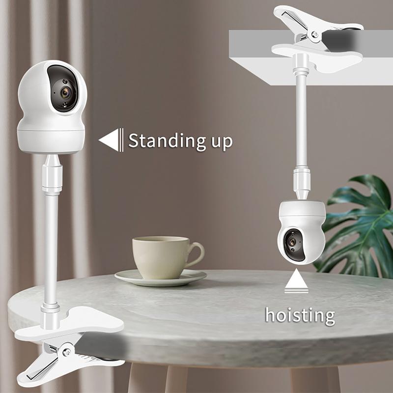 Webcam Stand Clip - Draagbare clip-montage webcamhouder zonder ponsen voor