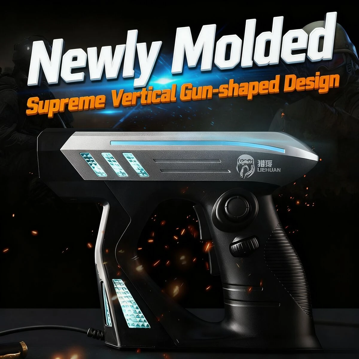 Ergonomic Mouse Vertical - Creatieve pistoolvormige 3D bedrade verticale esports