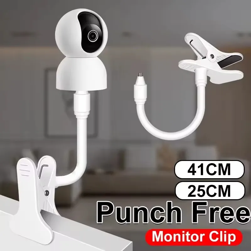 Webcam Stand Clip - Draagbare flexibele cameraklemhouder Babyfoon Camerahouder Stand