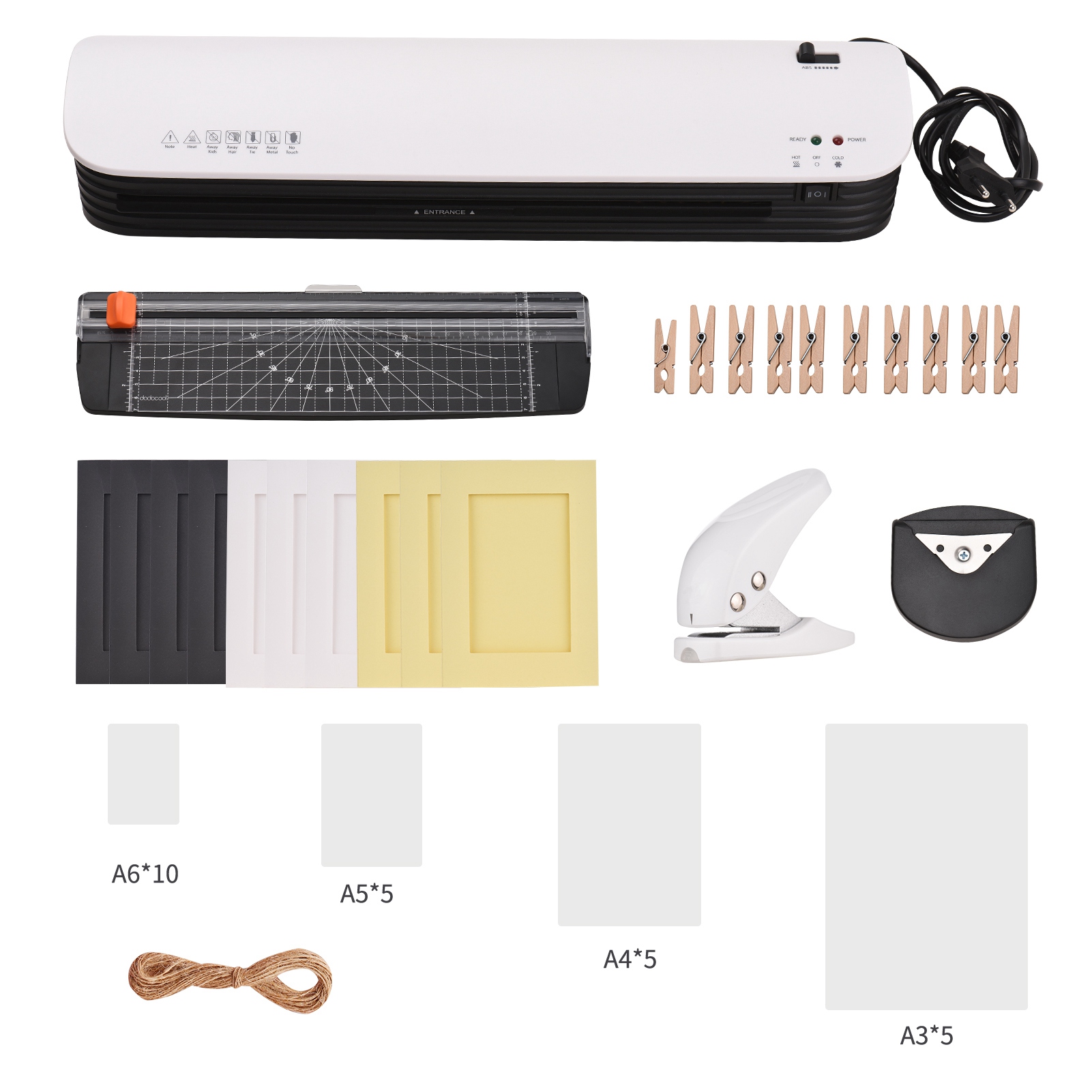 Laminator A3 Hot - SL399 Lamineermachineset A3-formaat Warme en koude