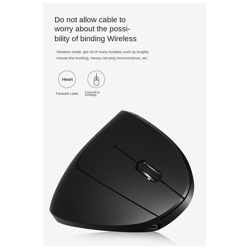 doyou Draadloze 2.4G Verticale - Ergonomic Mouse Vertical recensie en prijs