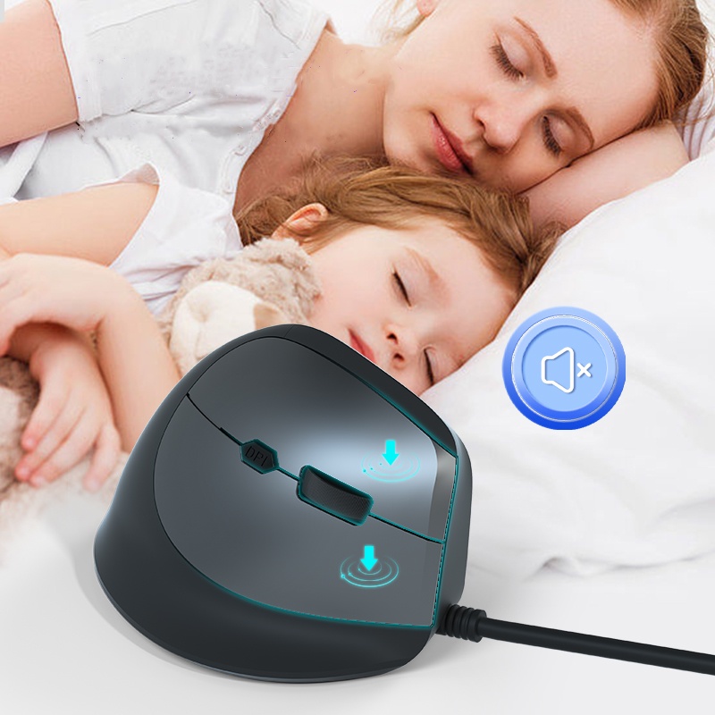 Bedrade Rechter Hand Verticale - Ergonomic Mouse Vertical recensie en prijs