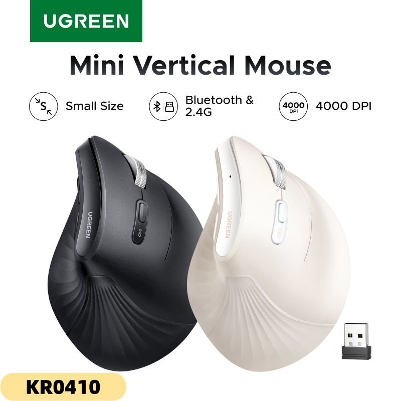 UGREEN Verticale Muis Draadloo - Ergonomic Mouse Vertical recensie en prijs
