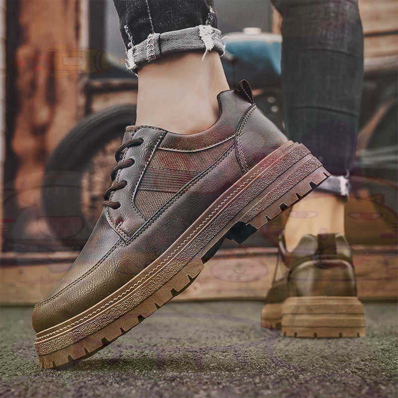 Donker natuurlijk leer Mode-sn - Tech Office Wear Men recensie en prijs