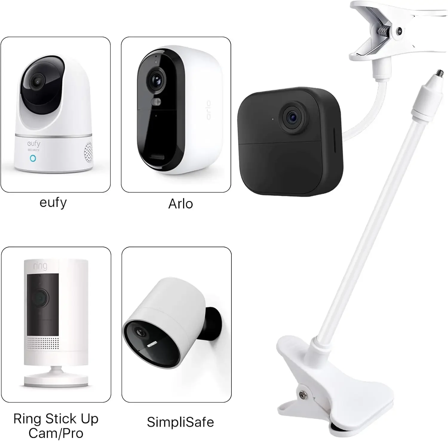 Draagbare flexibele cameraklem - Webcam Stand Clip recensie en prijs