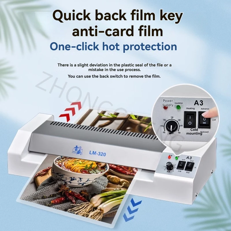 ID-kaart koude en warme lamine - Laminator A3 Hot recensie en prijs