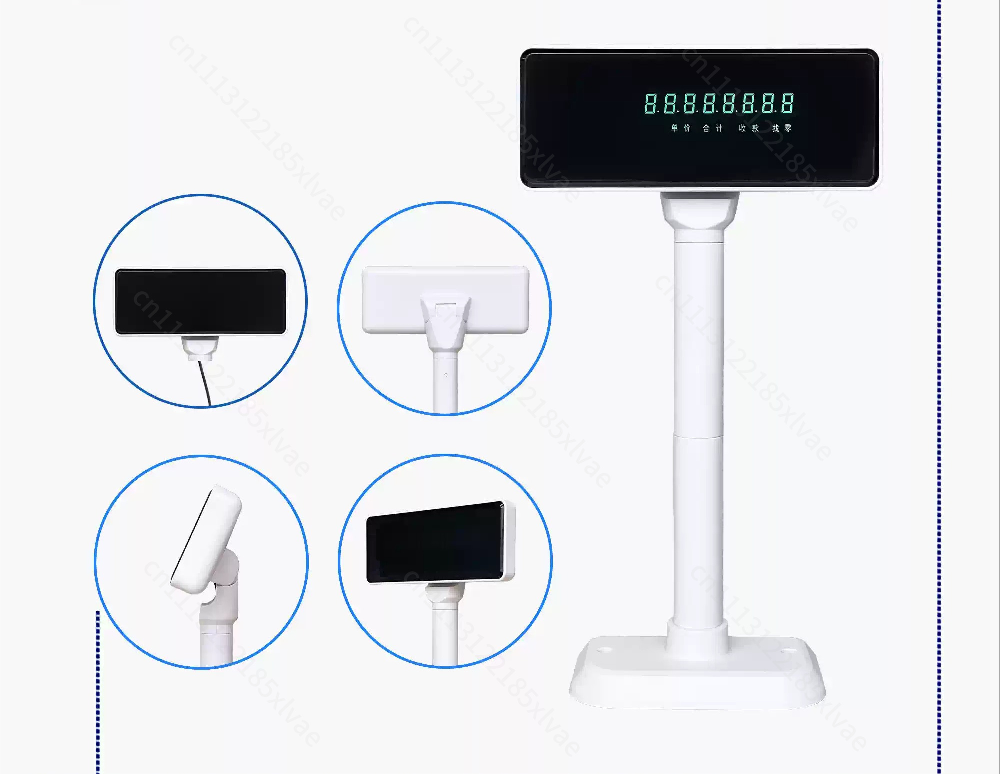 USB-poort Dubbele Zwart-Witte  - Pole Display Customer recensie en prijs